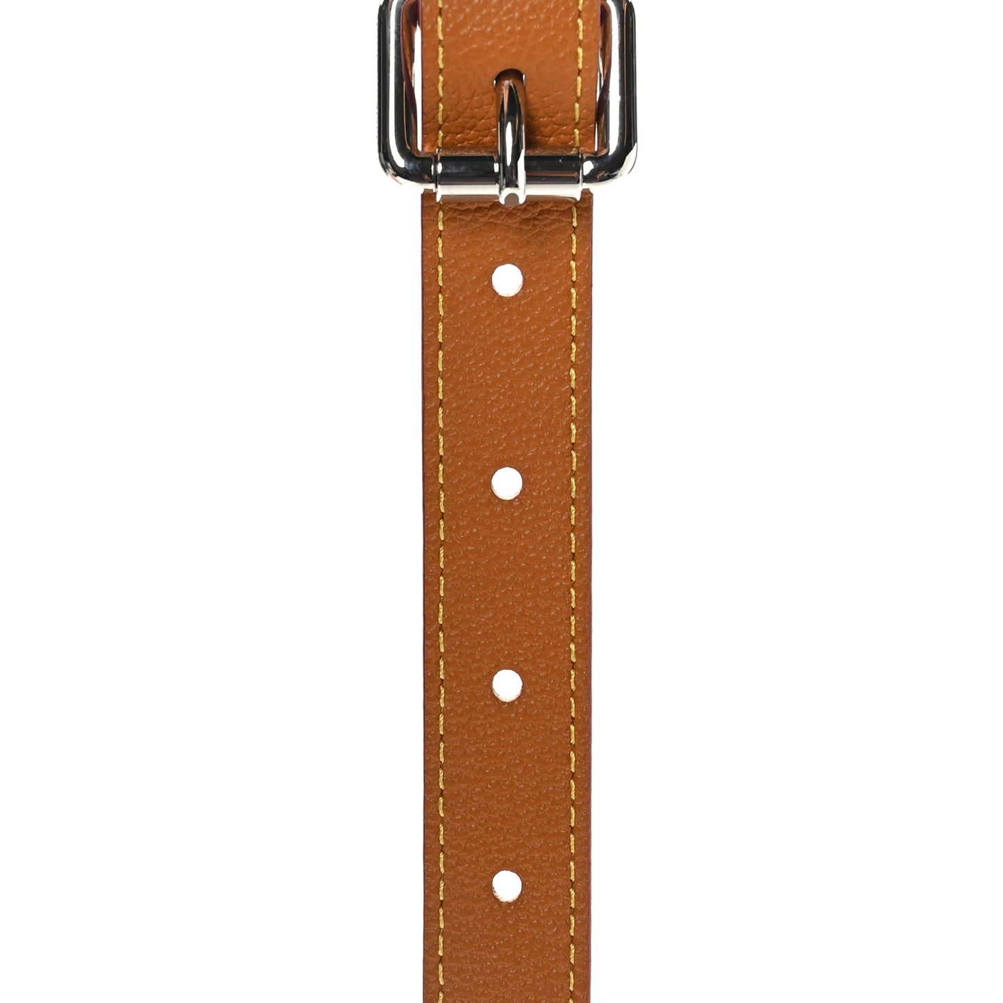 Grained Calfskin Marelle Strap Honey Miel
