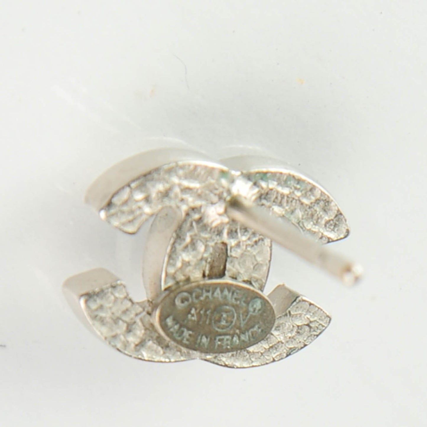 Crystal Mini Timeless CC Earrings Silver