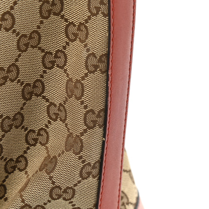 Gucci Metallic Monogram Medium Craft Tote Orange 14 of 21
