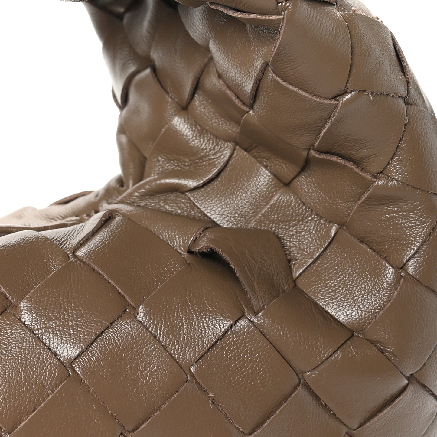 Calfskin Intrecciato Small Hop Pinecone