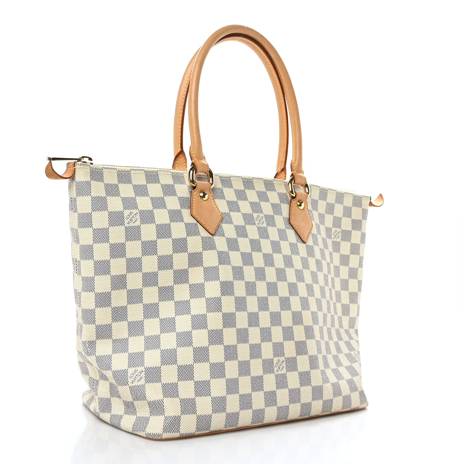 Louis Vuitton Damier Azur Saleya MM 3 of 8