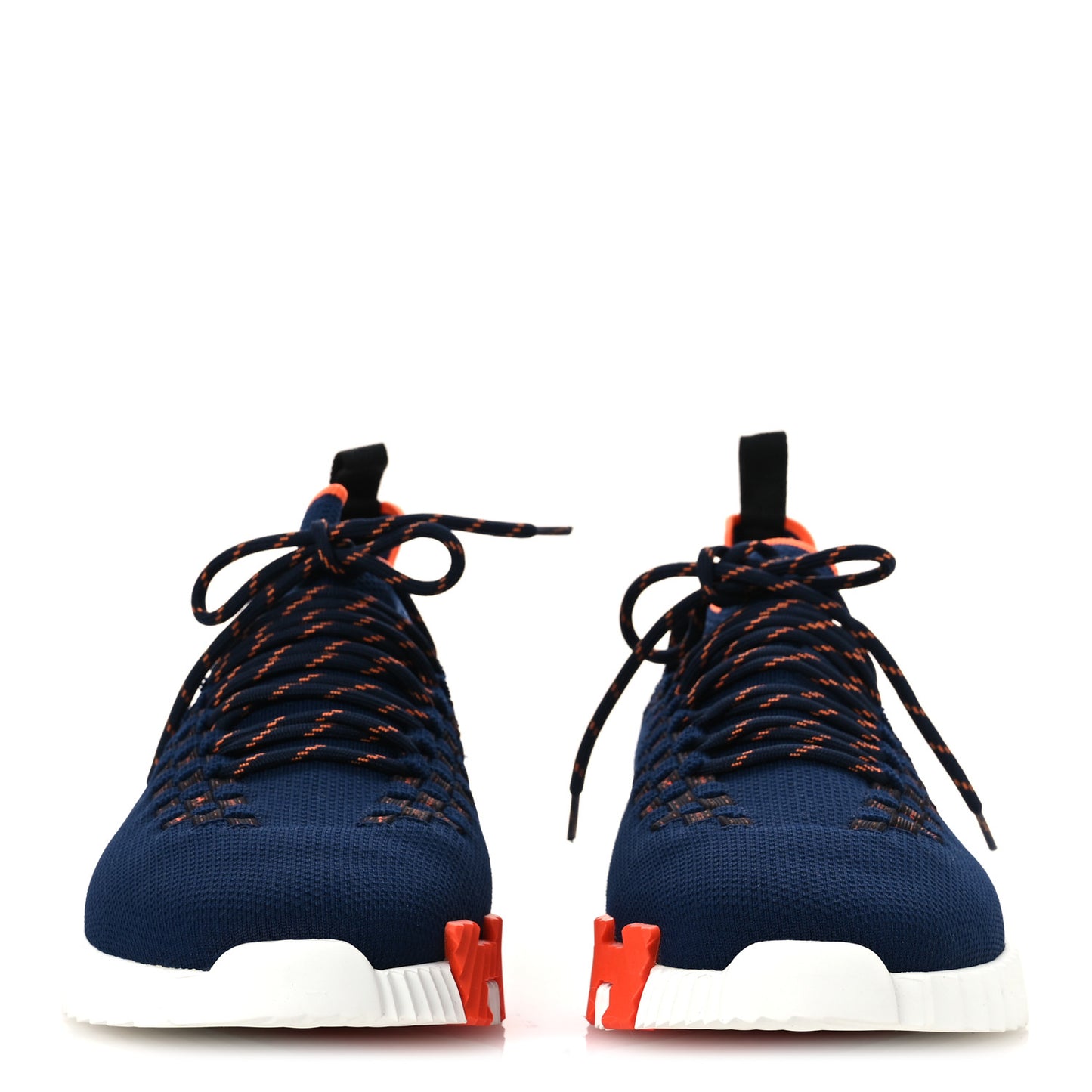 Knit Bolduc Mens Flex Sneakers 42.5 Marine Black