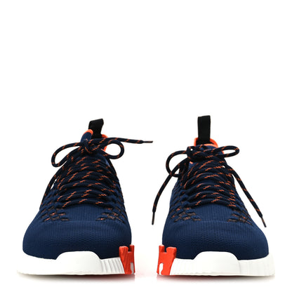 Hermes Knit Bolduc Mens Flex Sneakers 42.5 Marine Black 3 of 11