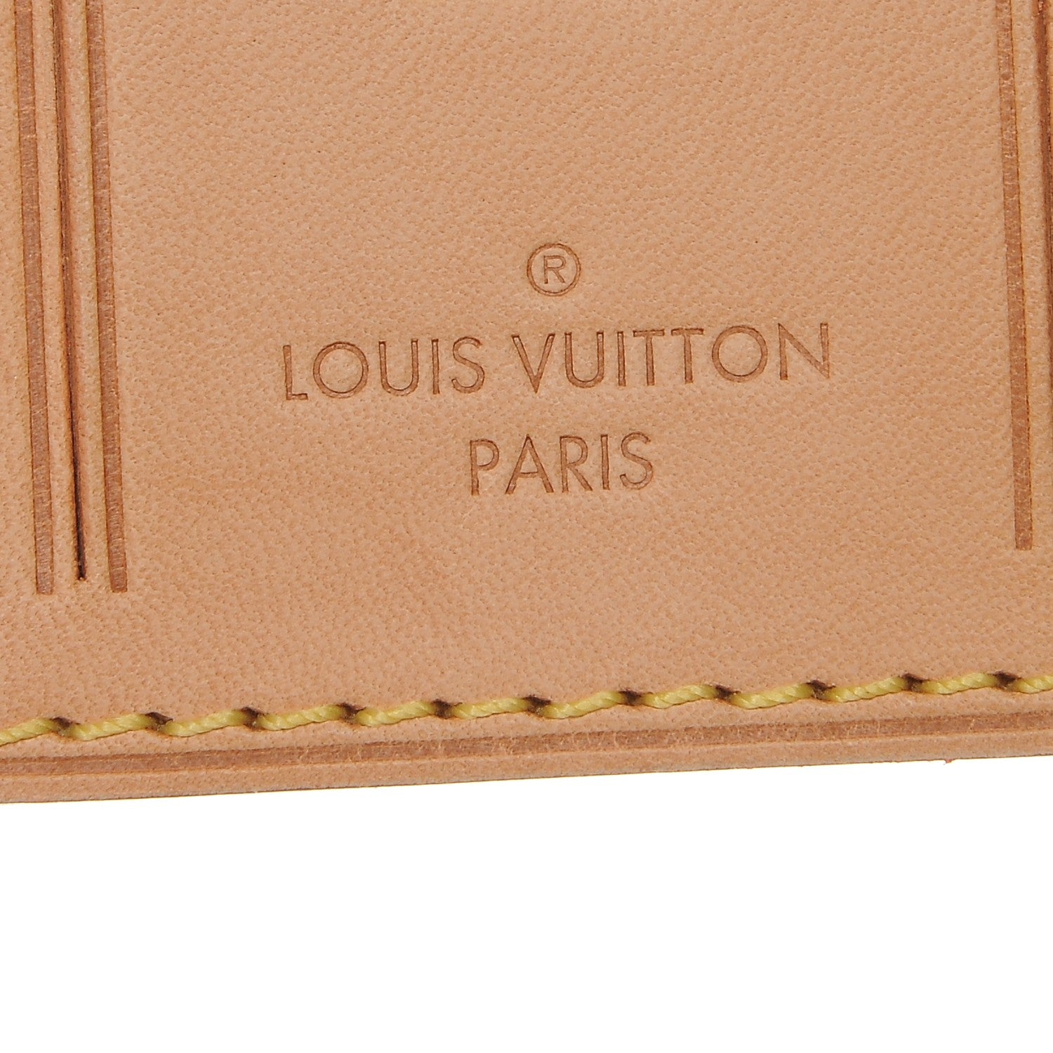 Louis Vuitton Vachetta Luggage Tag 4 of 4