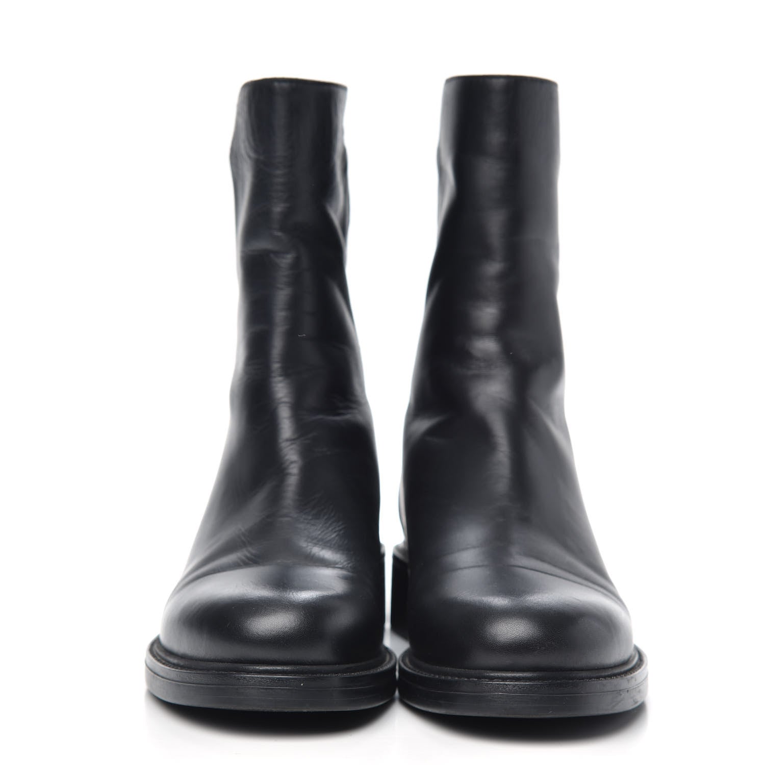 Gucci Soft Guccissima Zip Boots 36.5 Black 2 of 9
