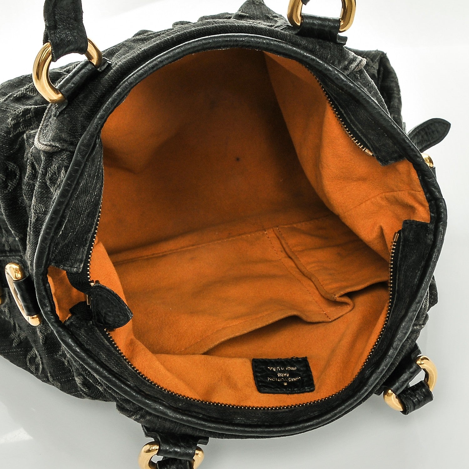Louis Vuitton Denim Neo Cabby MM Black 6 of 7