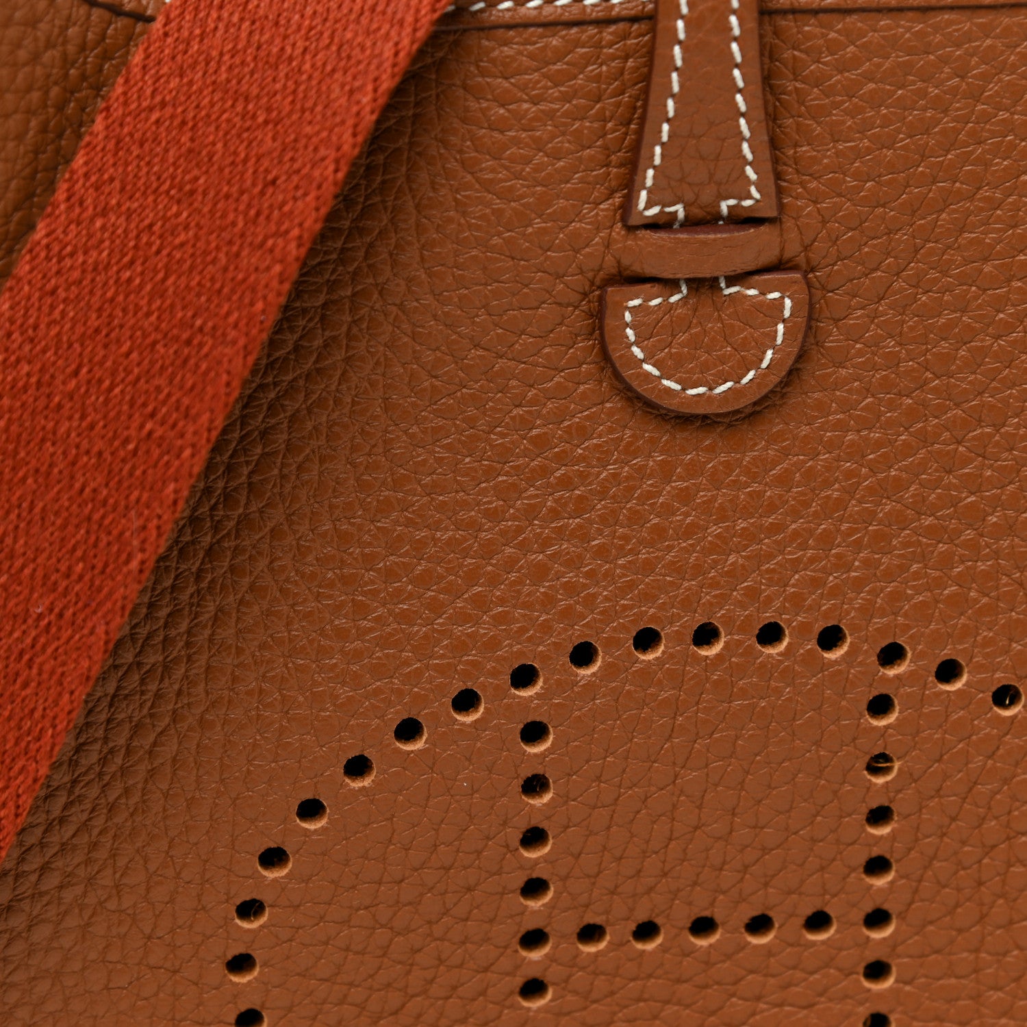 Hermes Taurillon Clemence Amazone Evelyne TPM Gold Cuivre 7 of 11