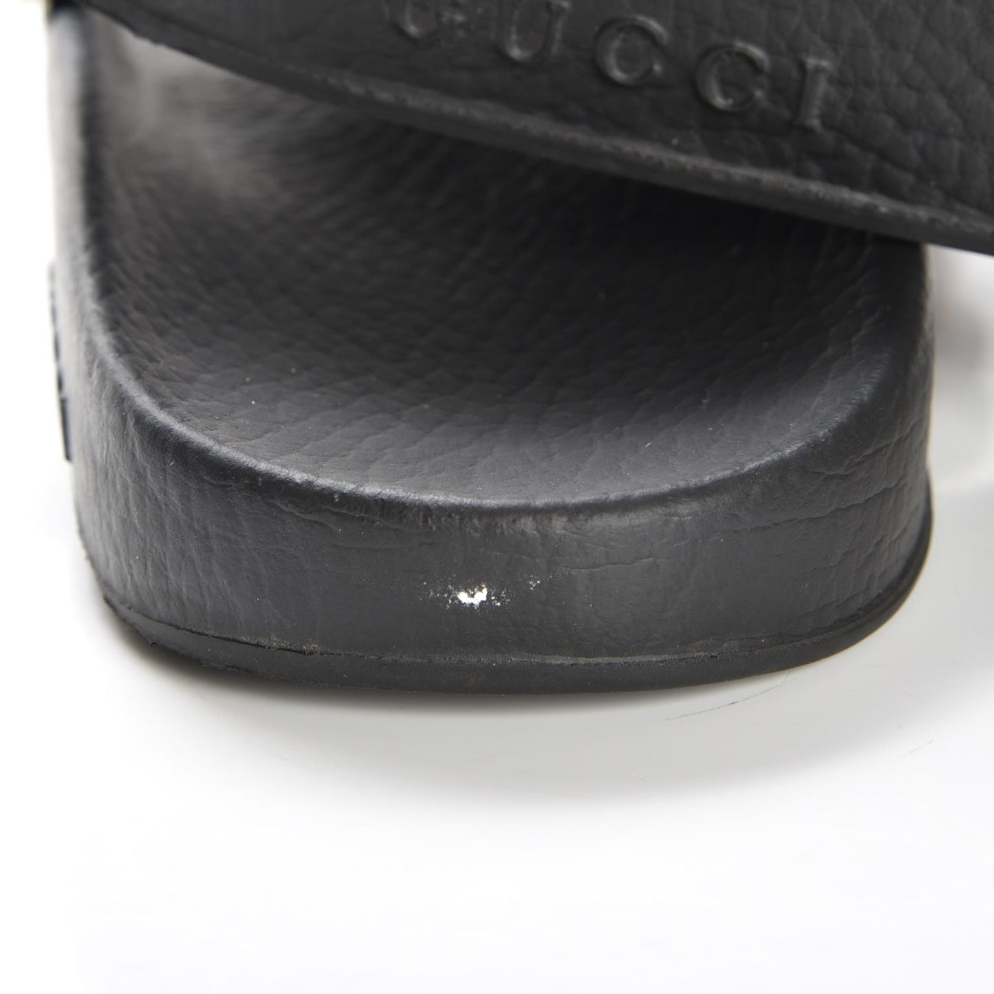 GG Supreme Monogram Pearls Slide Sandals 40 Beige