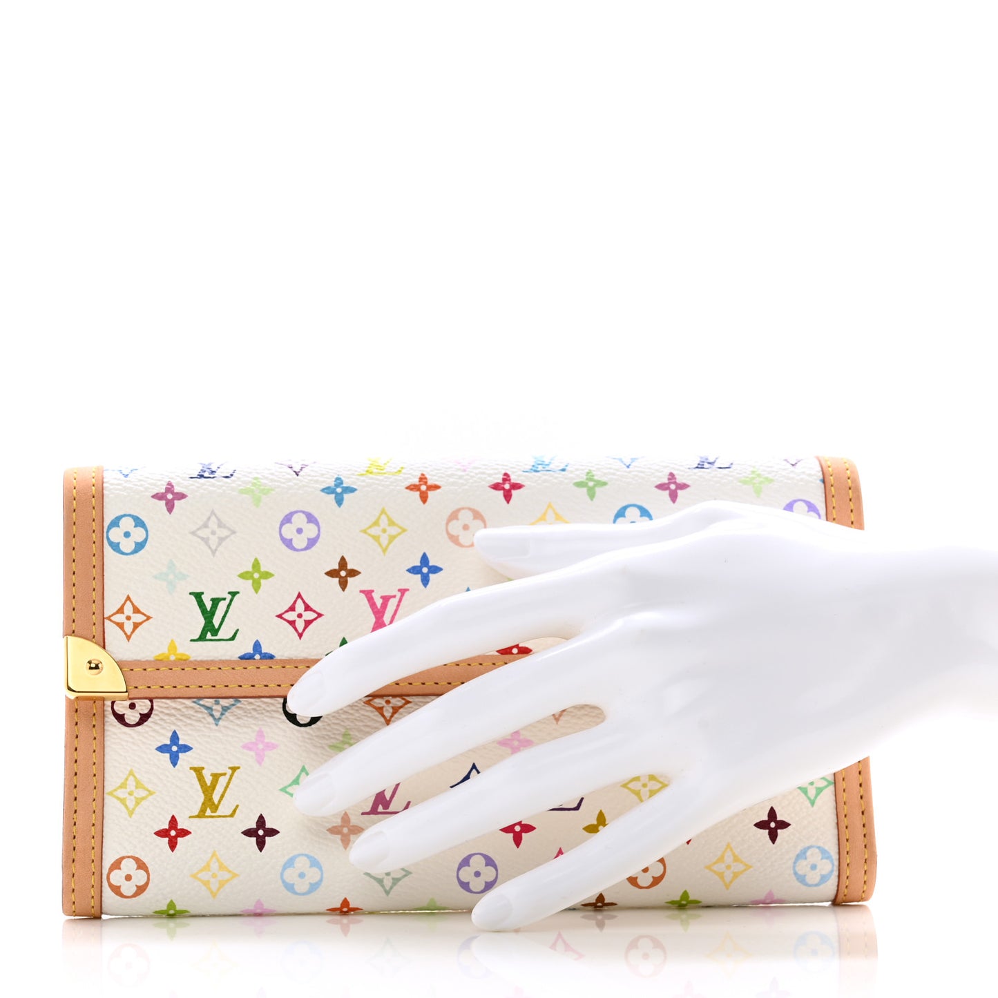 Monogram Multicolor Porte Tresor International Wallet White