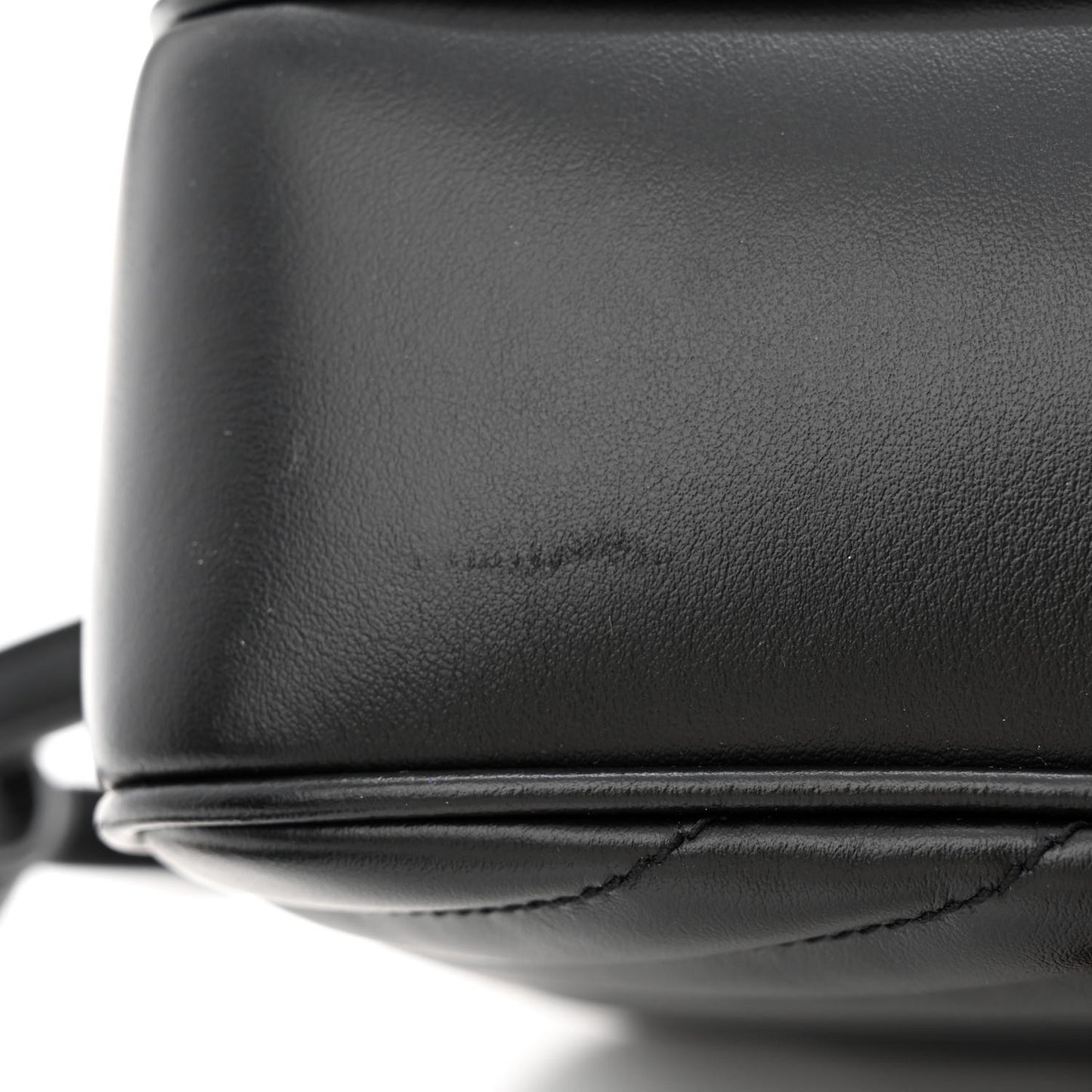 Calfskin Matelasse Monogram Lou Camera Bag Black