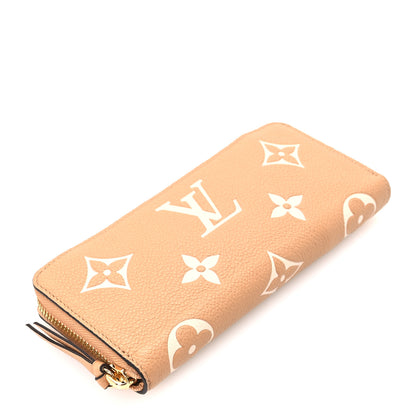 Louis Vuitton Empreinte Monogram Giant Clemence Wallet Arizona Creme 4 of 7
