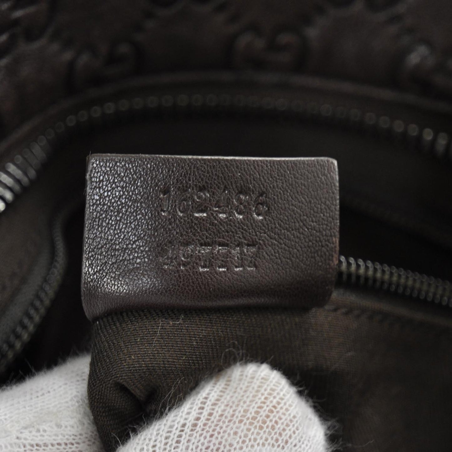 Guccissima Large Tote Brown