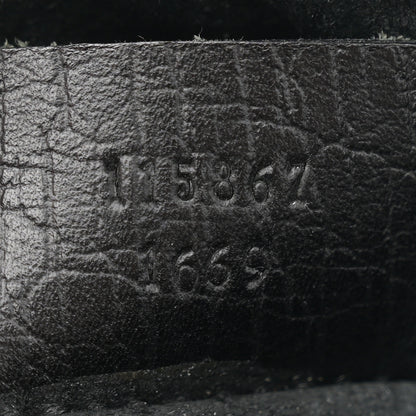 Gucci Calfskin Medium Horsebit Chain Hobo Black 7 of 13