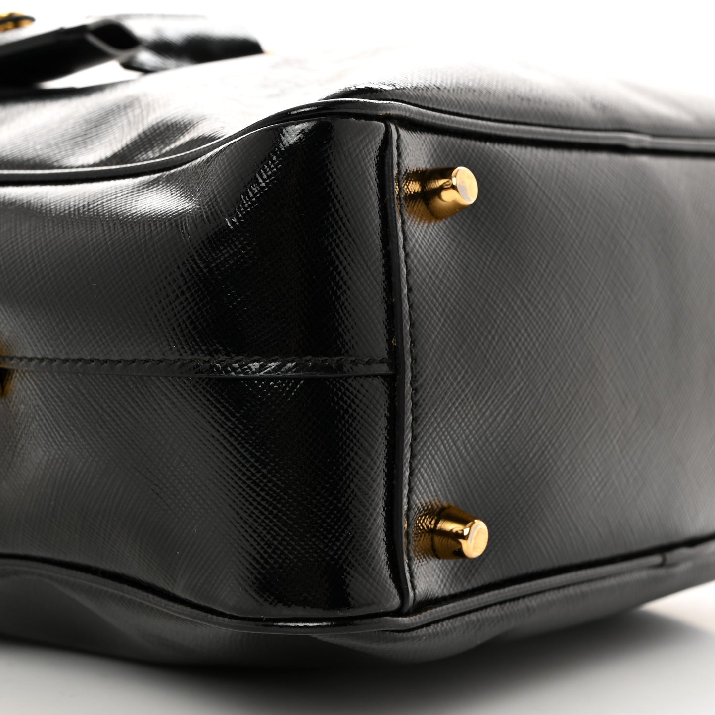 Saffiano Vernice Bauletto Black