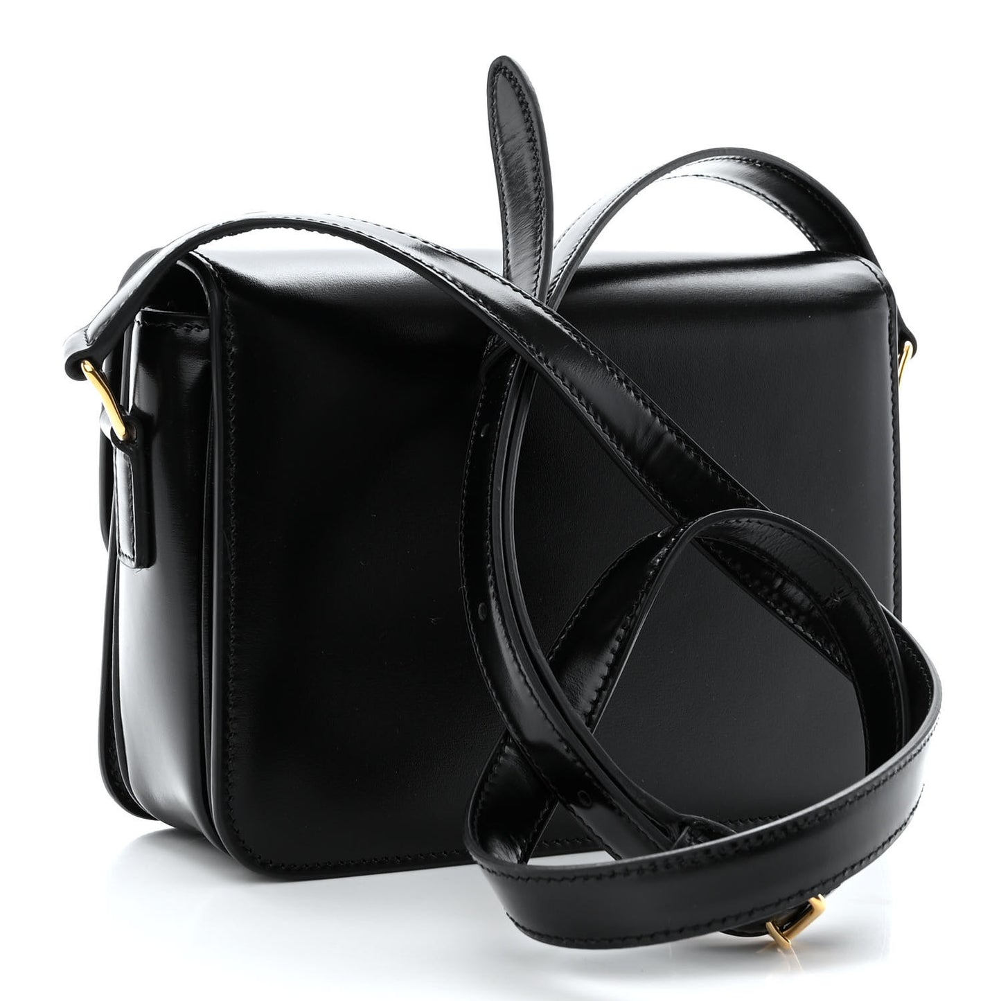 Shiny Calfskin Teen Triomphe Black