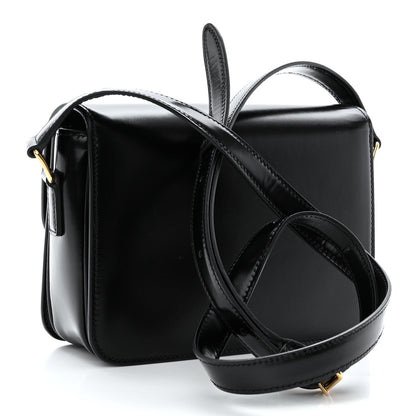 Celine Shiny Calfskin Teen Triomphe Black 3 of 9
