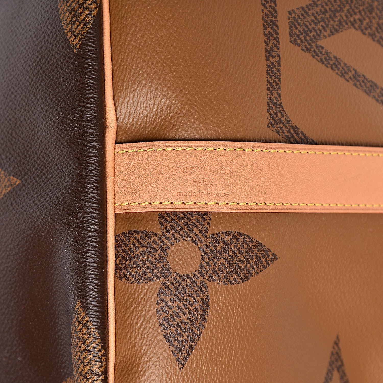 Louis Vuitton Reverse Monogram Giant Keepall Bandouliere 50 10 of 11