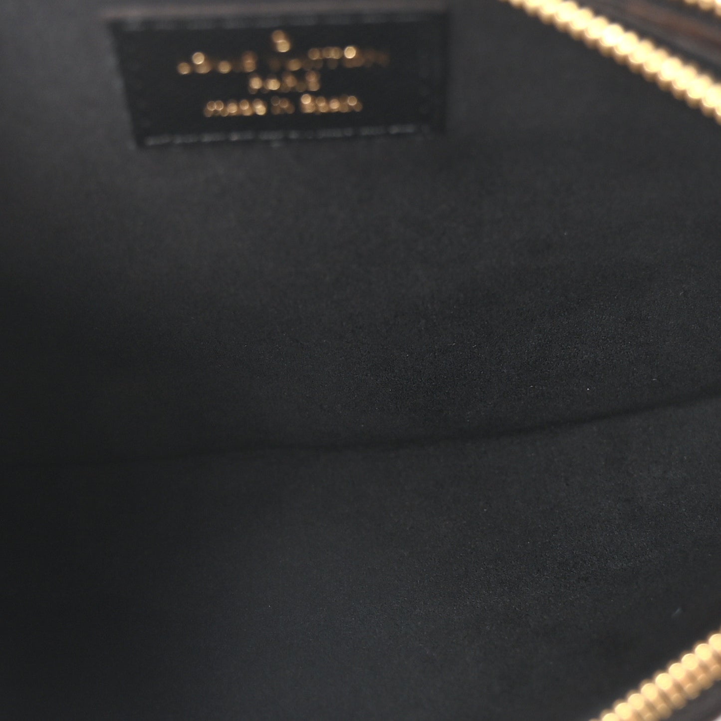Monogram Giant Jungle Pochette Double Zip Black