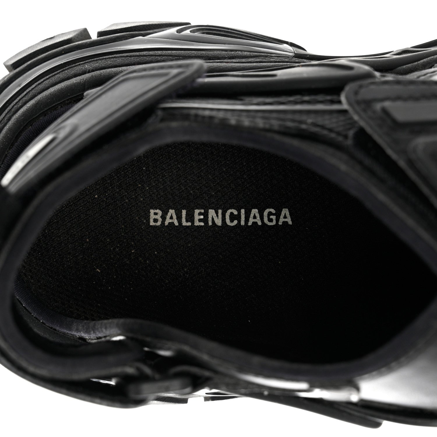 Balenciaga Neoprene Rubber Womens Track Sandals 35 Black 6 of 8