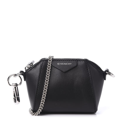 Givenchy Lambskin Baby Antigona with Chain Black 1 of 9