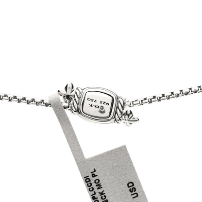 David Yurman Sterling Silver 18K Yellow Gold Diamond Morganite Prasiolite Citrine Novella Y Necklace 4 of 4