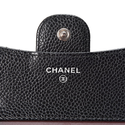 Chanel Caviar Quilted Compact Flap Wallet Black 5 of 9