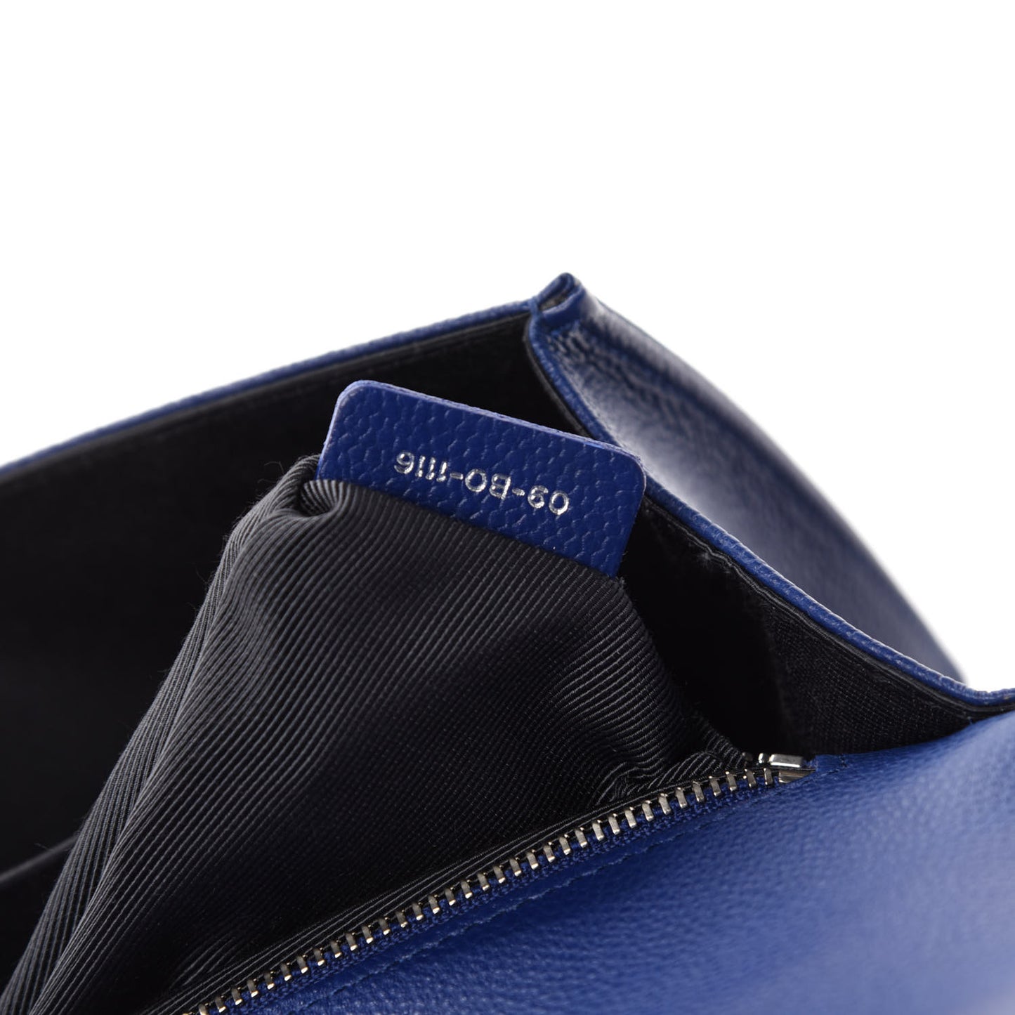 Grained Calfskin Medium Diorama Flap Bag Bleu De Minuit