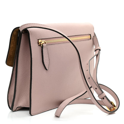 Burberry Derby Calfskin House Check Small Macken Crossbody Bag Pale Orchid 3 of 10