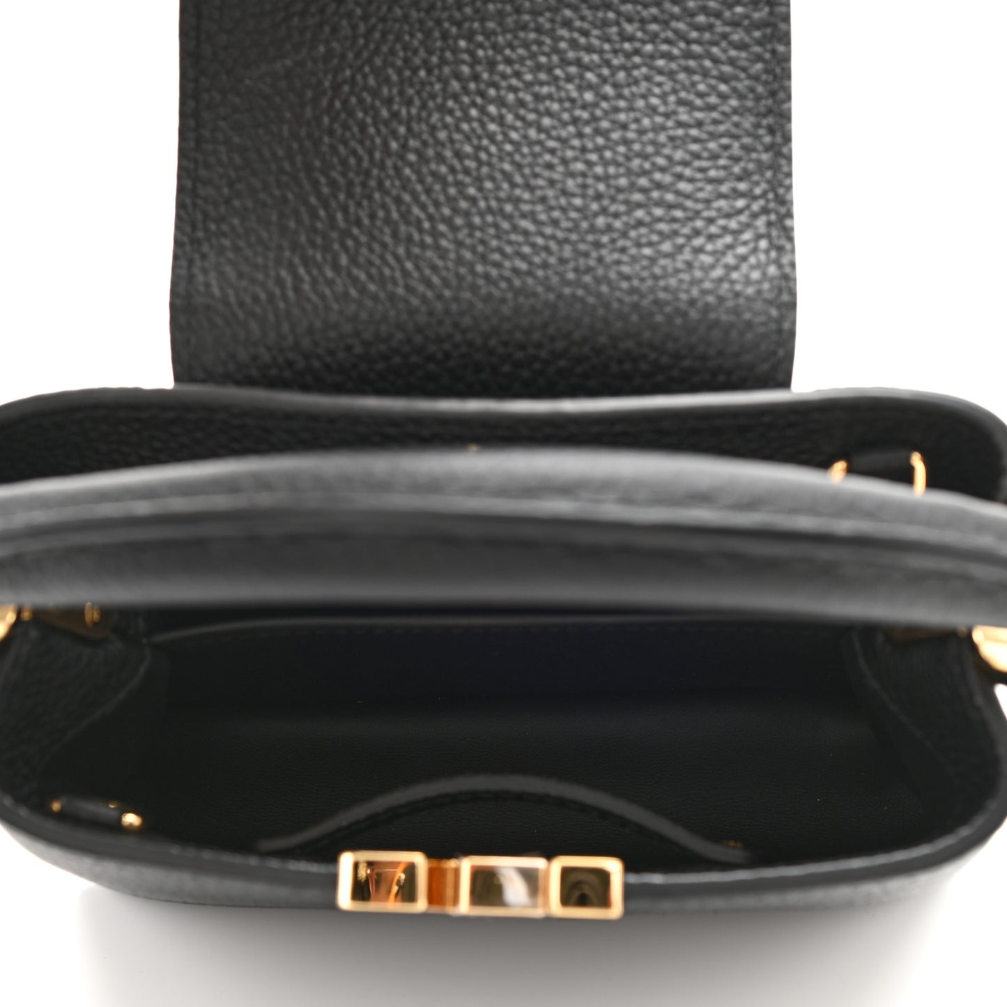 Taurillon Mini Capucines Black