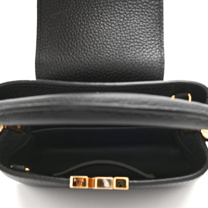 Louis Vuitton Taurillon Mini Capucines Black 5 of 7