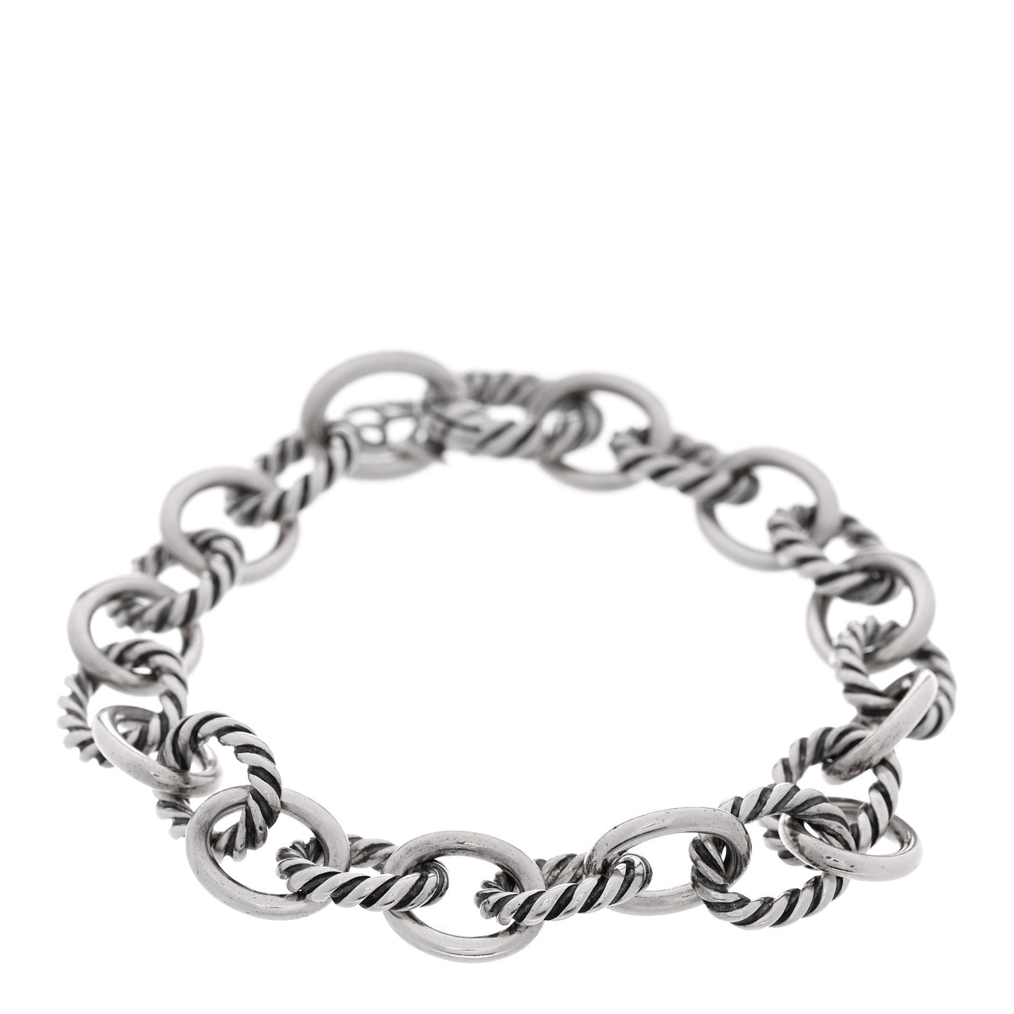 Sterling Silver 5.5mm DY Madison Link Chain Bracelet