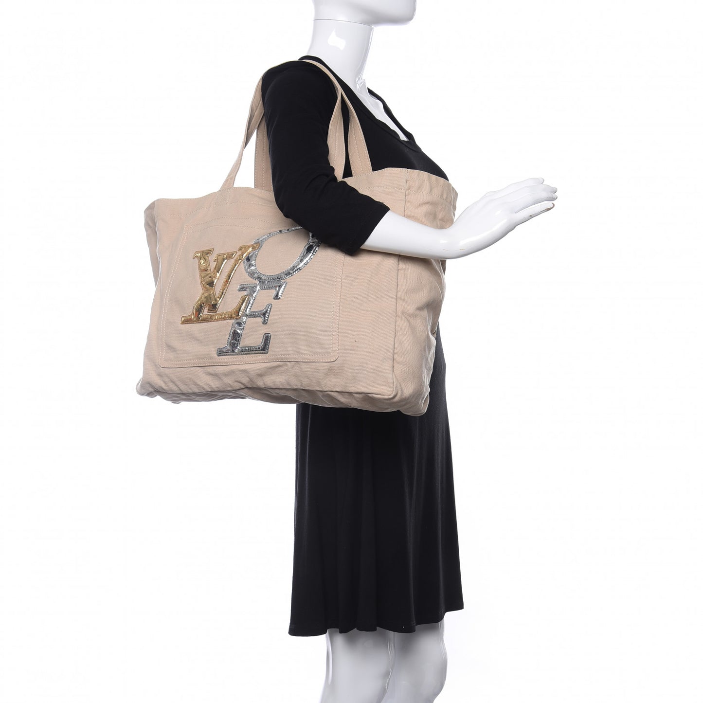 Canvas Miroir Thats Love LVOE Tote GM