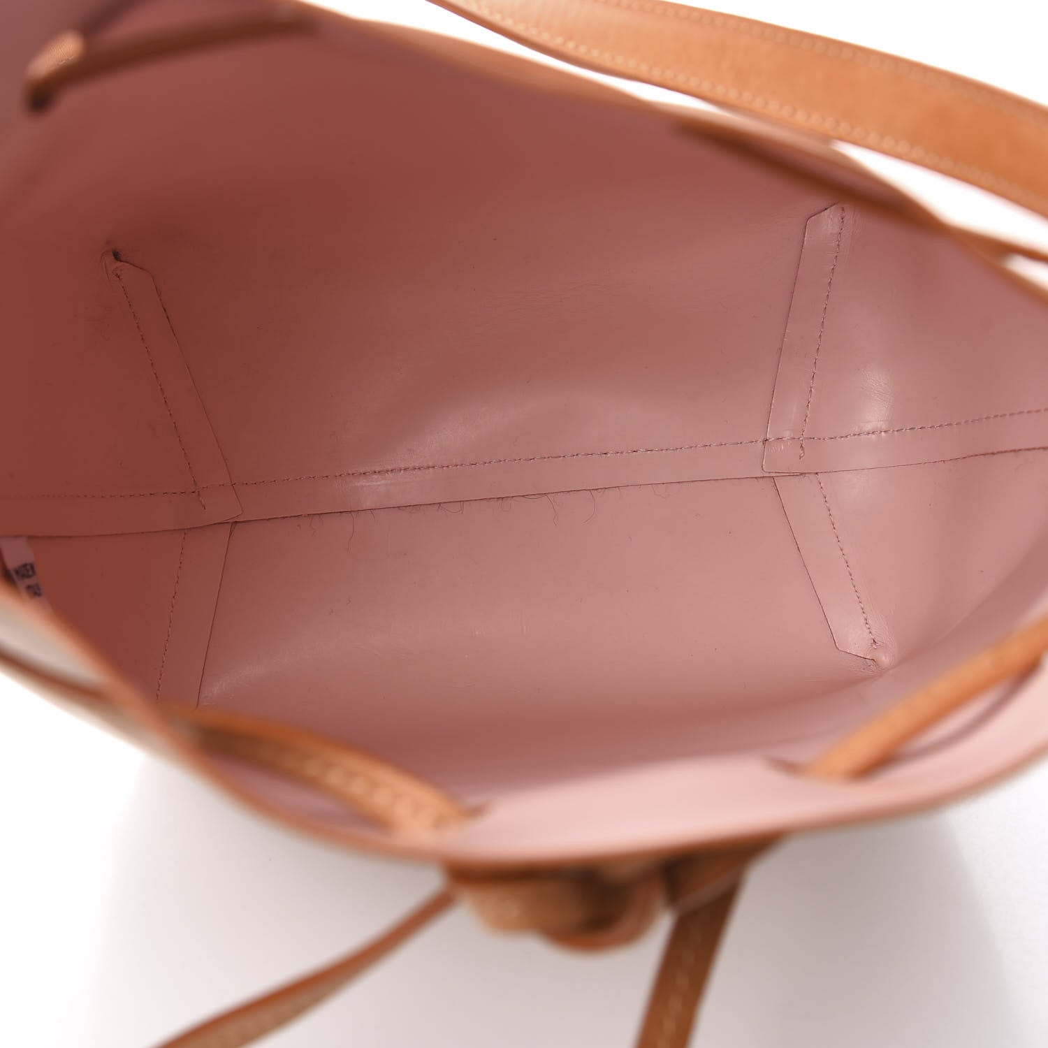 Mansur Gavriel Calfskin Mini Bucket Bag Cammello Rosa 5 of 9