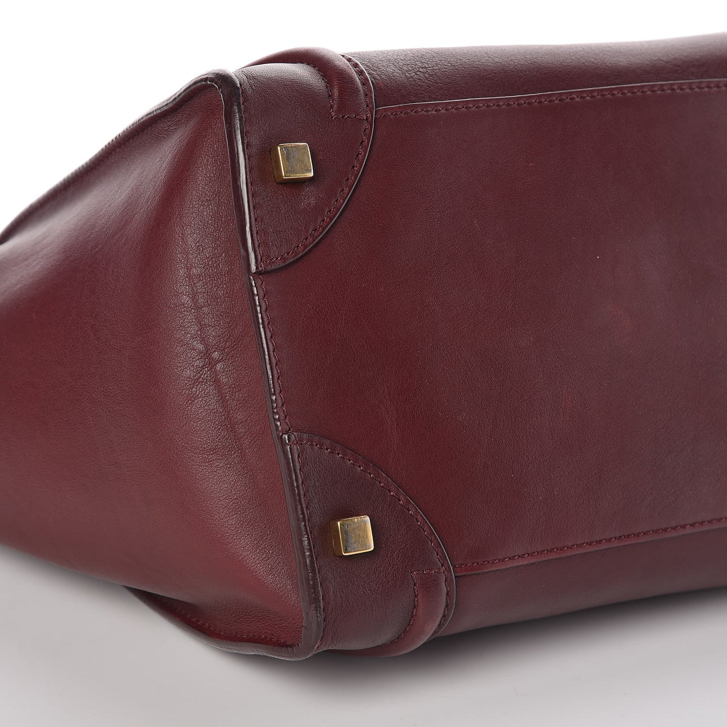 Smooth Calfskin Mini Luggage Burgundy