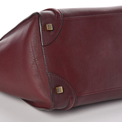 Celine Smooth Calfskin Mini Luggage Burgundy 15 of 17