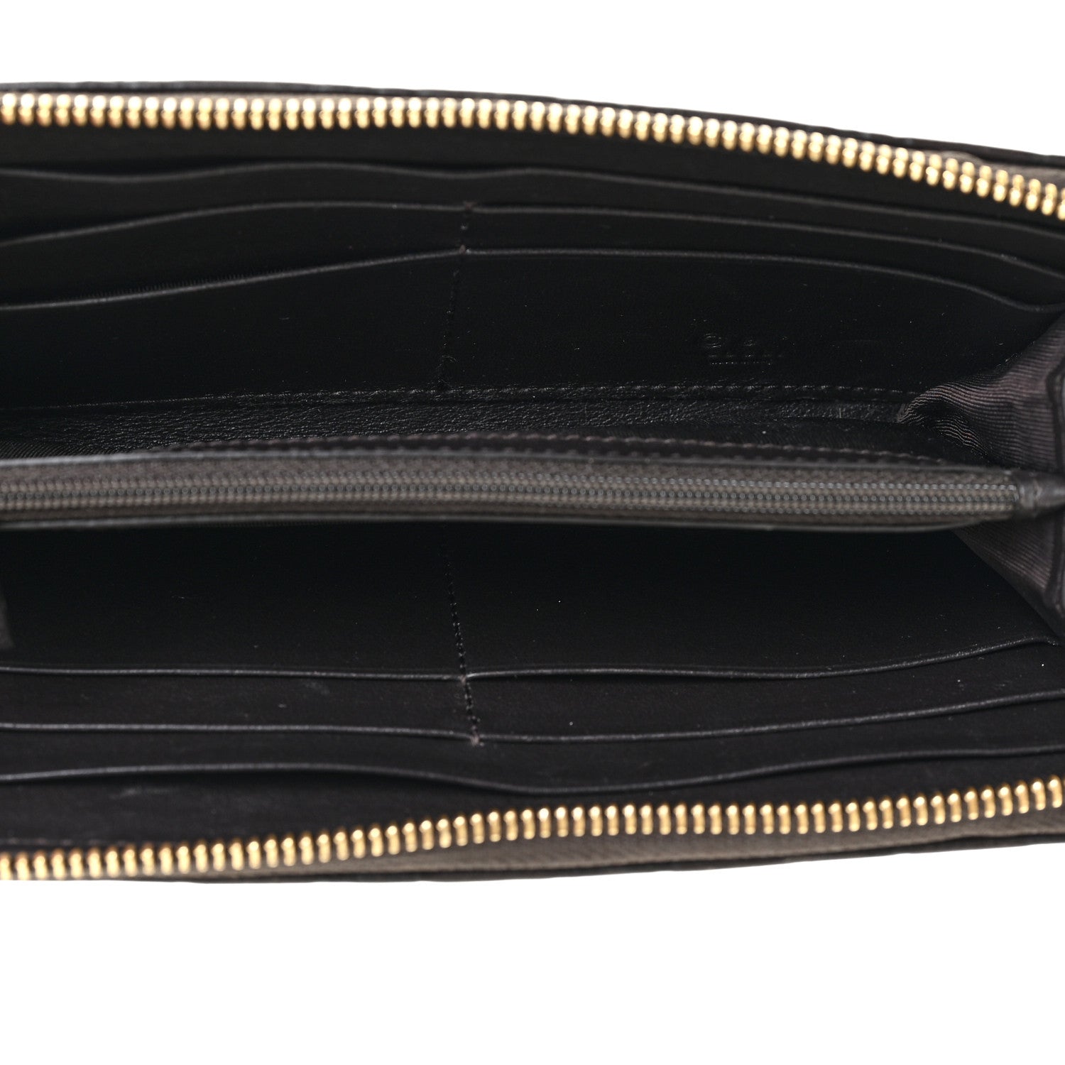 Gucci Guccissima Vitello Tender Donna Long Wallet Testa di Moro 5 of 17