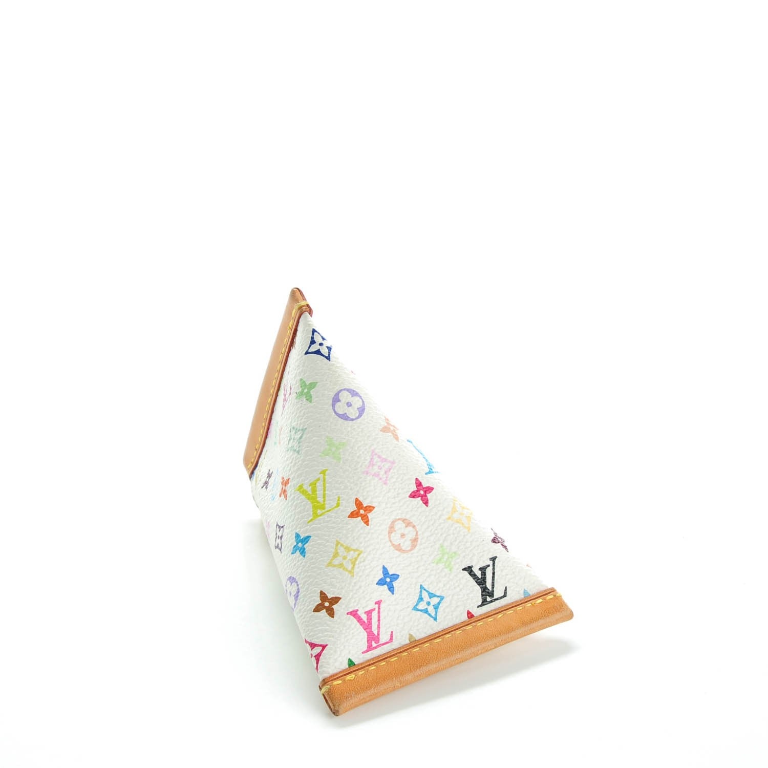 Louis Vuitton Monogram Multicolor Berlingot Coin Purse White 3 of 8