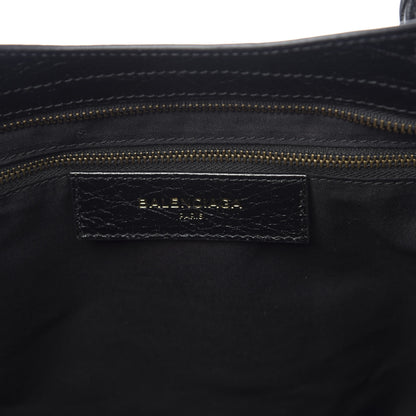 Balenciaga Agneau Classic Hardware City Logo Strap Black White 8 of 10