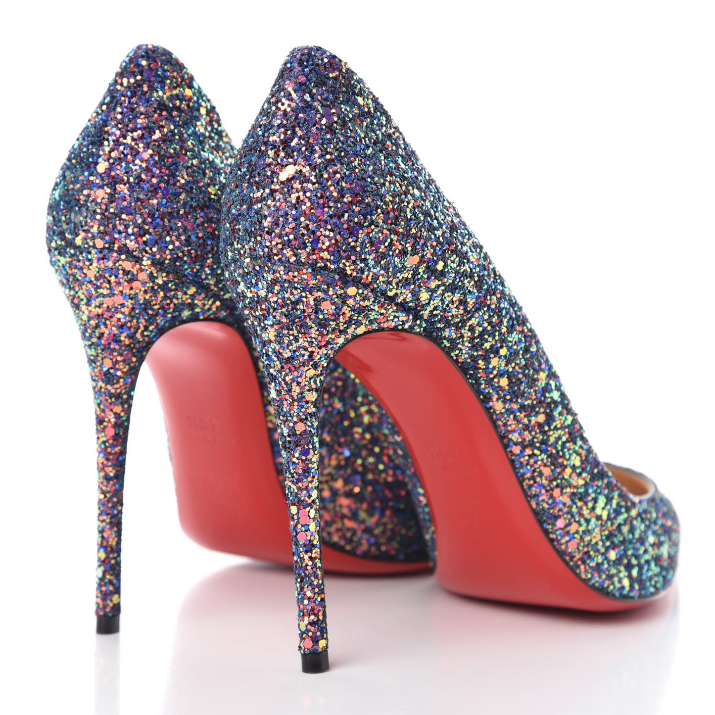 Glitter Pigalle Follies 100 Pumps 40.5 China Blue