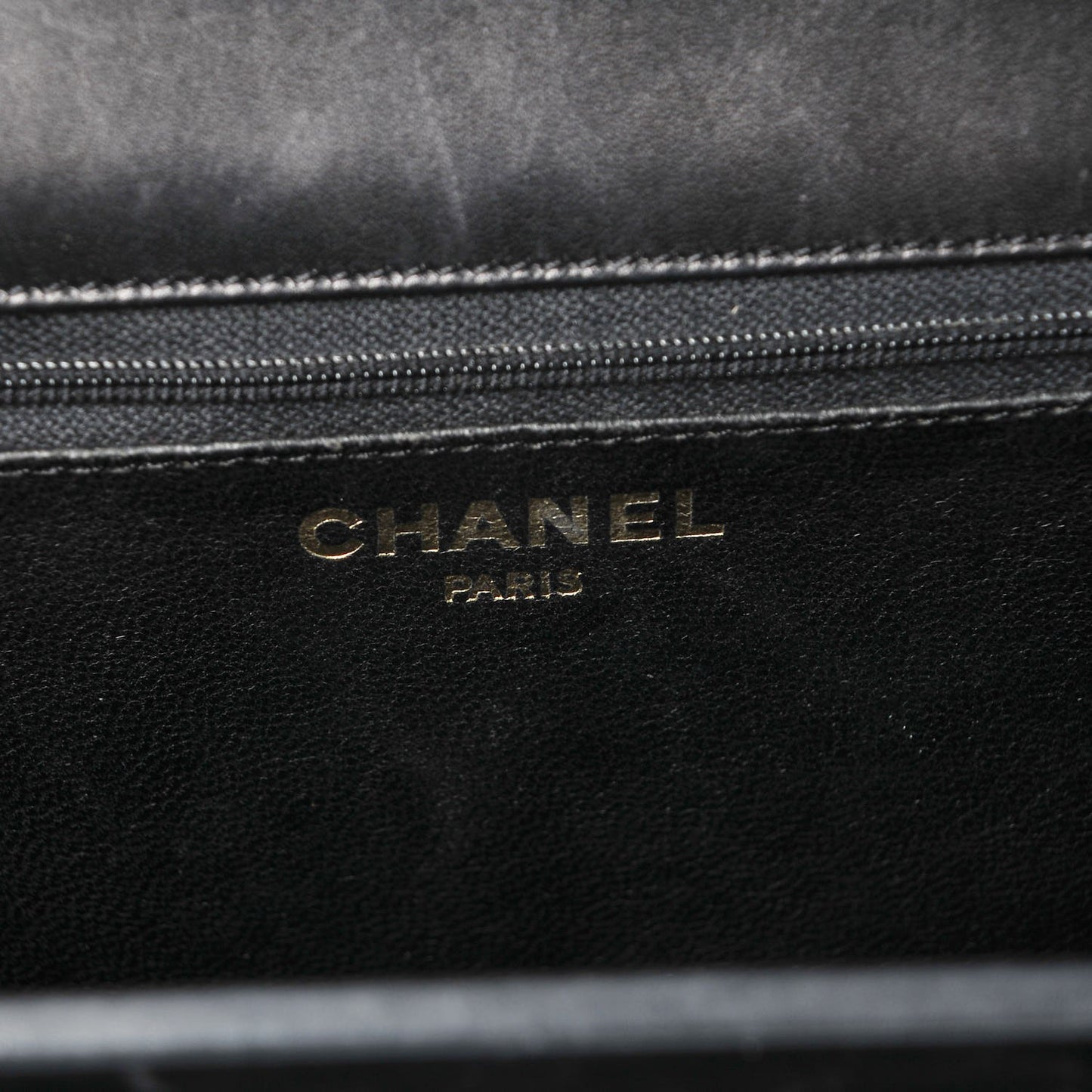 Lambskin Small Single Flap Black