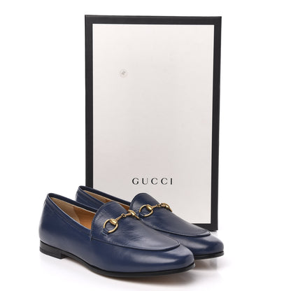Gucci Malaga Kid Womens Jordaan Loafers 37 Blue Agata 9 of 9