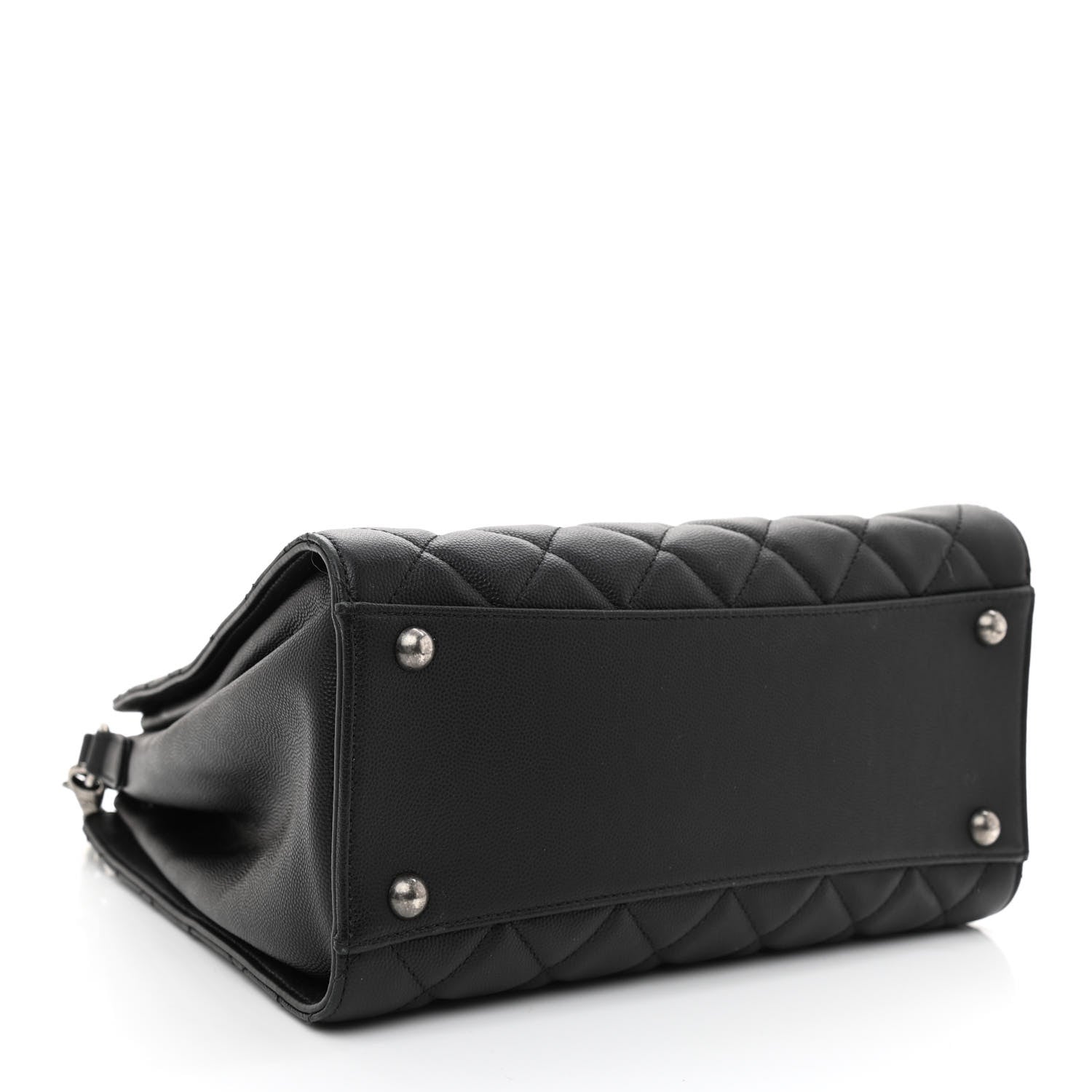 Chanel Caviar Quilted Medium CC Bucket Bag Black 4 of 10