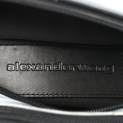 Alexander Wang Nylon Logo Printed Attica Belt Bag Reflective Silver 5 of 8