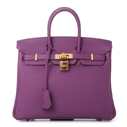 Hermes Togo Birkin 25 Anemone 1 of 11