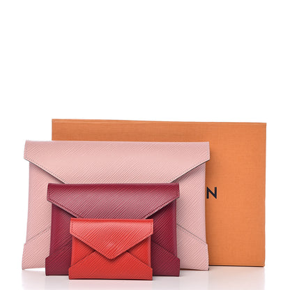 Louis Vuitton Epi Kirigami Pochette Set Rose Ballerine Fuchsia Coquelicot 8 of 8