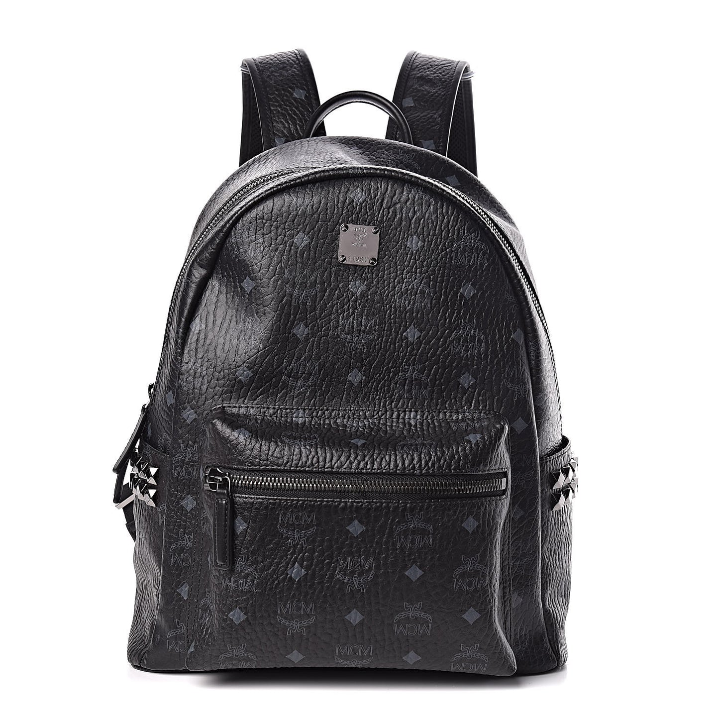 Visetos Small Side Stud Stark Backpack Black