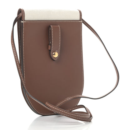 Burberry Canvas Smooth Calfskin Olympia Belt Bag Natural 3 of 14