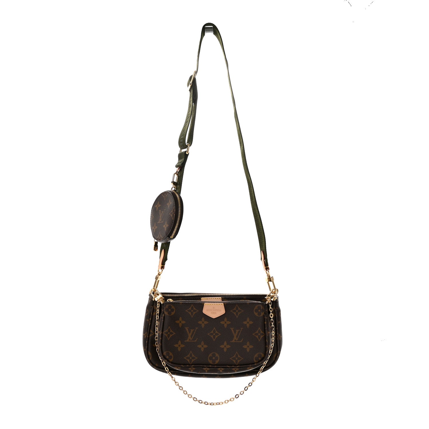 Louis Vuitton Monogram Multi Pochette Accessories Kaki 1 of 10