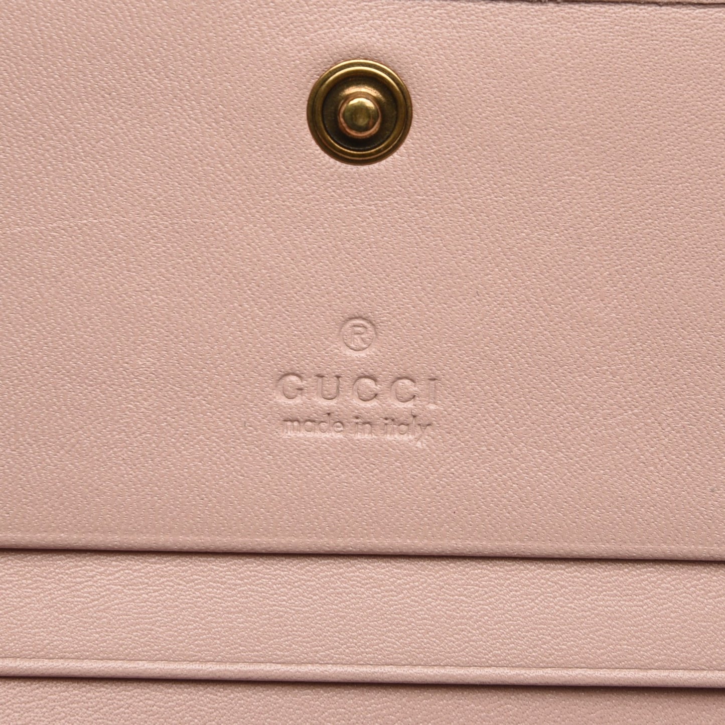 Calfskin Matelasse GG Marmont Card Case Perfect Pink