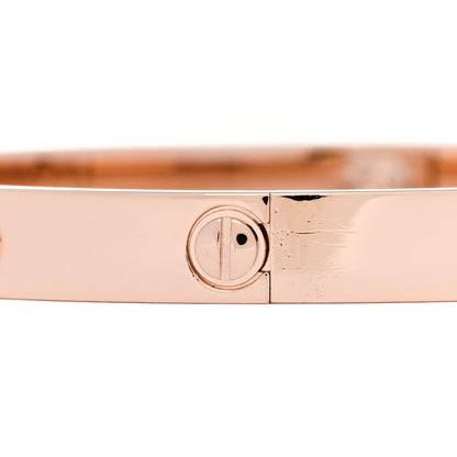 Cartier 18K Pink Gold LOVE Bracelet 18 5 of 9
